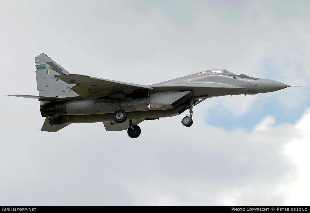 Aircraft Photo of M43-13 | Mikoyan-Gurevich MiG-29N (9-12SD) | Malaysia - Air Force | AirHistory.net #56697