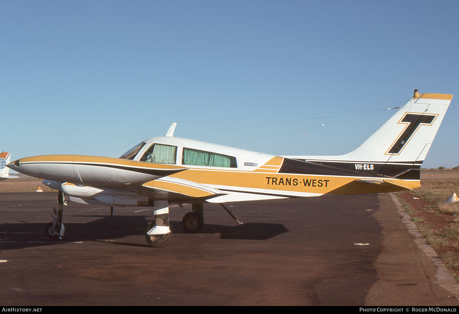 Aircraft Photo of VH-ELS | Cessna 310L | Trans West Airlines | AirHistory.net #56708