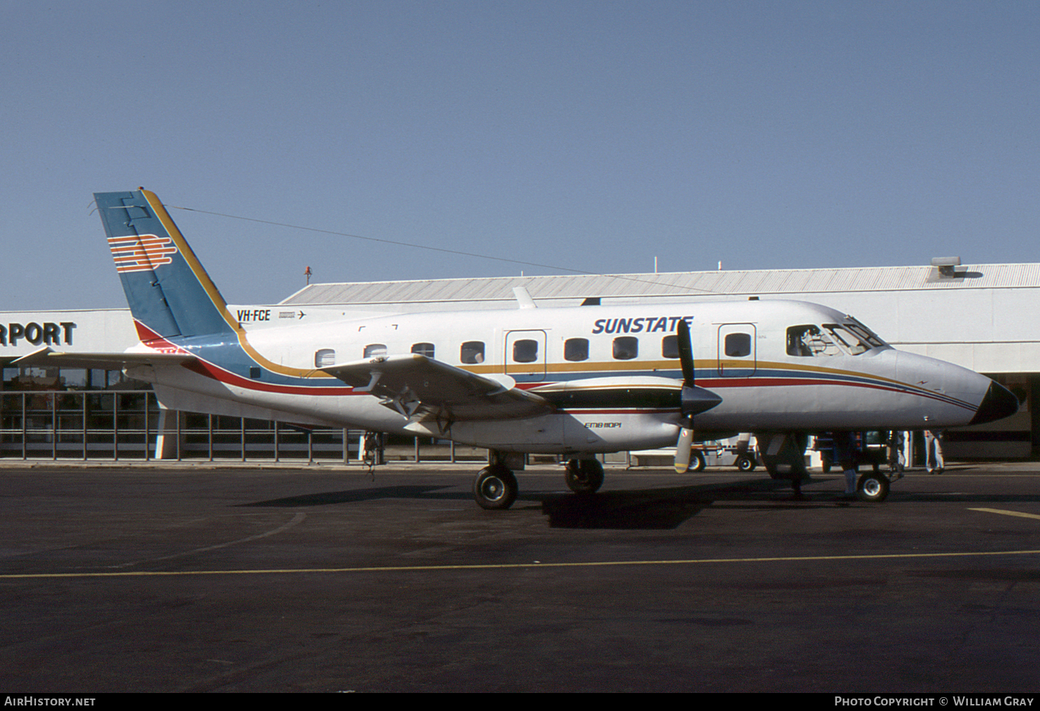 Aircraft Photo of VH-FCE | Embraer EMB-110P1 Bandeirante | Sunstate Airlines | AirHistory.net #56715