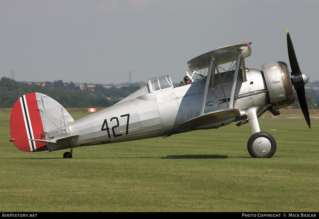 Aircraft Photo of G-AMRK / 427 | Gloster Gladiator Mk1 | Norway - Air Force | AirHistory.net #56719