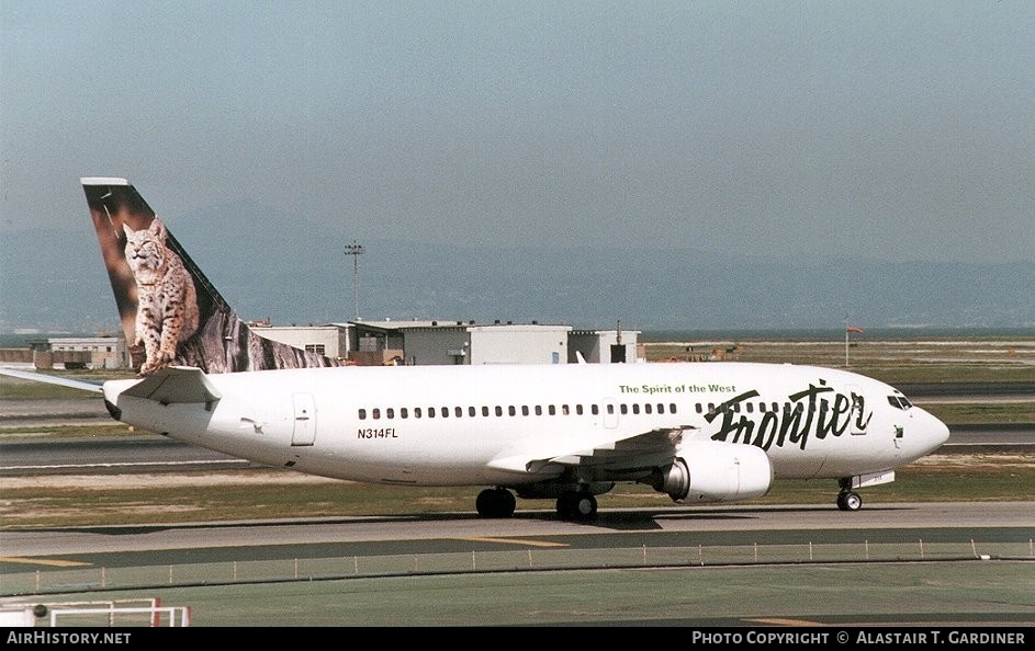 Aircraft Photo of N314FL | Boeing 737-36E | Frontier Airlines | AirHistory.net #56736