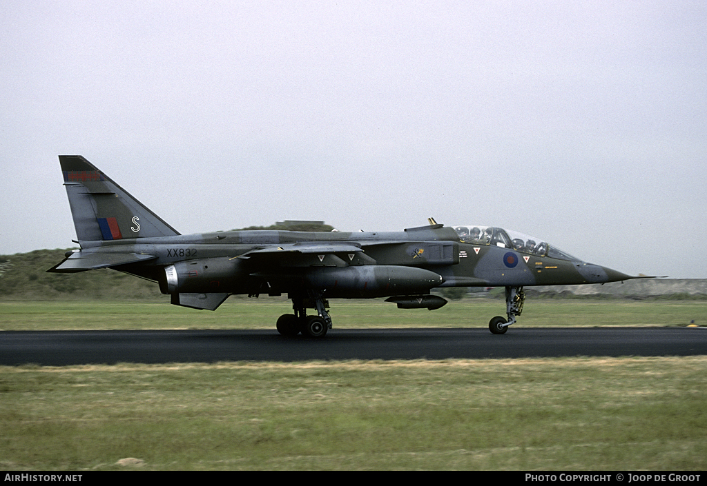 Aircraft Photo of XX832 | Sepecat Jaguar T2A | UK - Air Force | AirHistory.net #56766