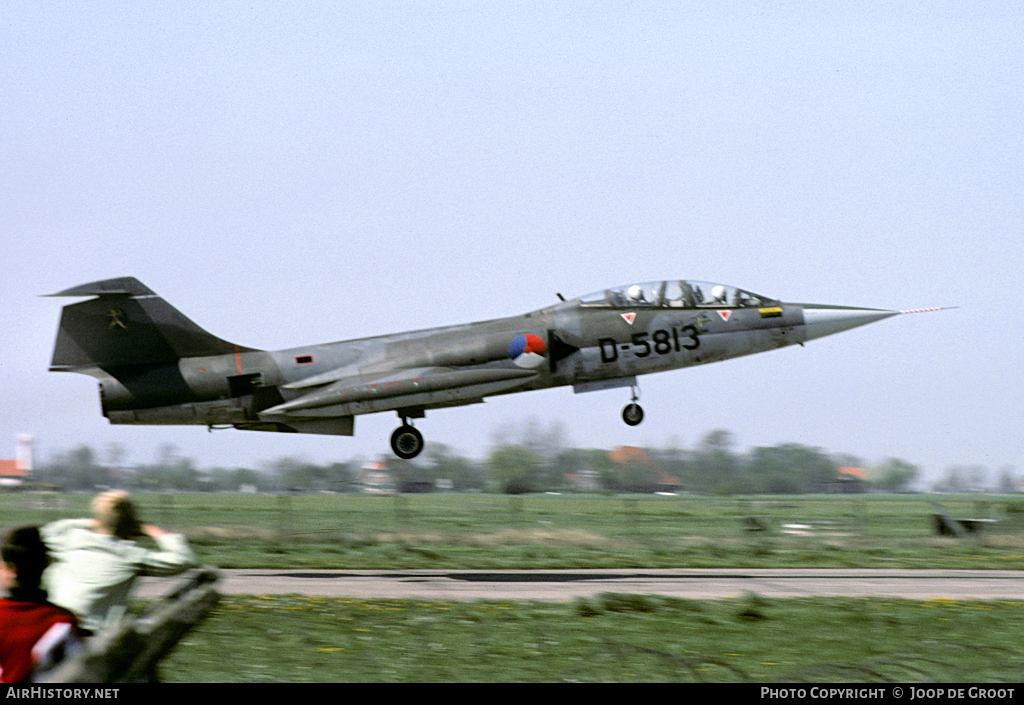 Aircraft Photo of D-5813 | Lockheed TF-104G Starfighter | Netherlands - Air Force | AirHistory.net #56772