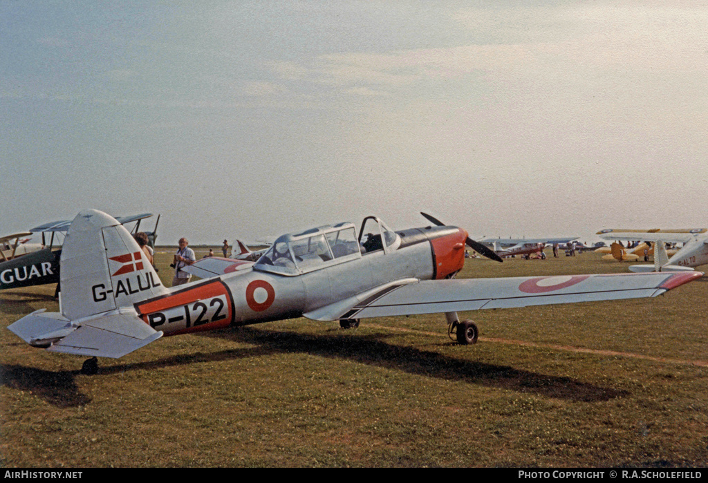 Aircraft Photo of G-ALUL / P-122 | De Havilland DHC-1 Chipmunk Mk22 | Denmark - Air Force | AirHistory.net #56786