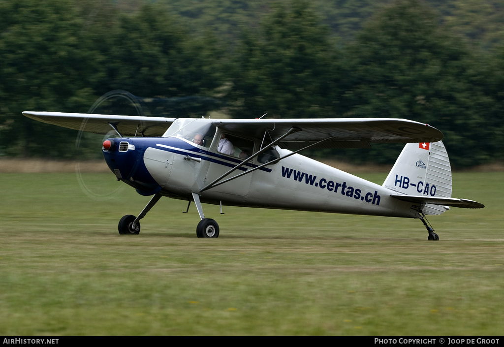 Aircraft Photo of HB-CAO | Cessna 170 | AirHistory.net #56795