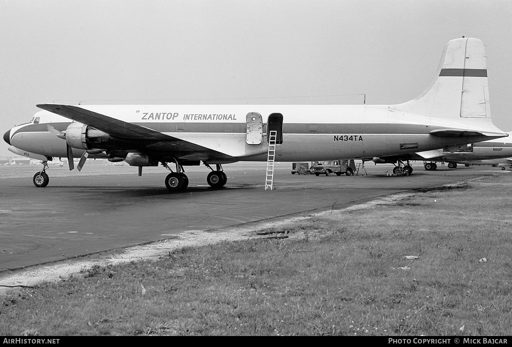 Aircraft Photo of N434TA | Douglas DC-6B(ST) | Zantop International Airlines | AirHistory.net #56809