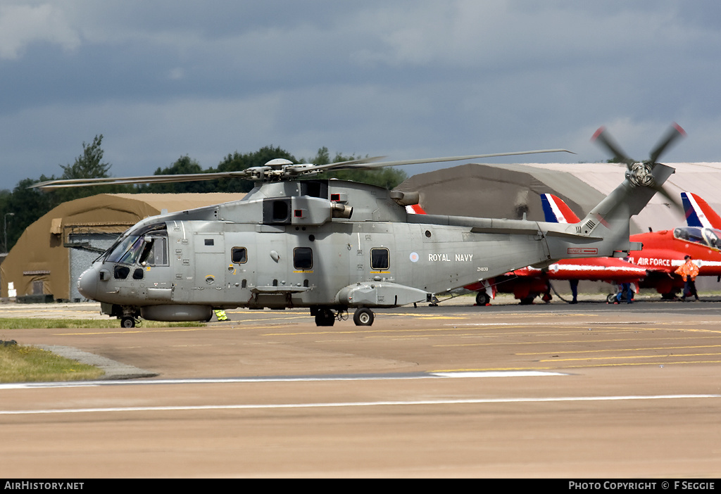 Aircraft Photo of ZH839 | EHI EH101-111 Merlin HM1 | UK - Navy | AirHistory.net #56818