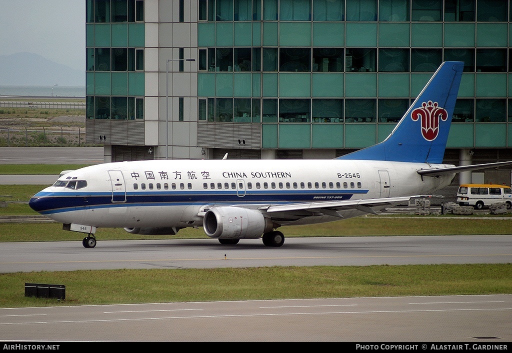 Aircraft Photo of B-2545 | Boeing 737-5Y0 | China Southern Airlines | AirHistory.net #56841