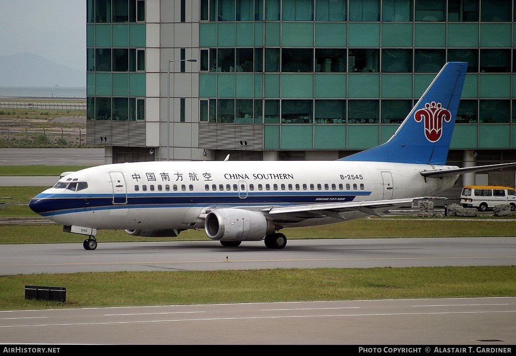 Aircraft Photo of B-2545 | Boeing 737-5Y0 | China Southern Airlines | AirHistory.net #56841