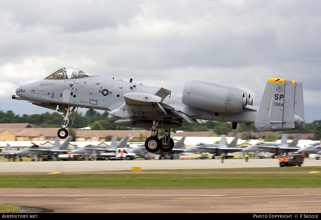 Aircraft Photo of 82-0654 / AF82-654 | Fairchild A-10A Thunderbolt II | USA - Air Force | AirHistory.net #56848