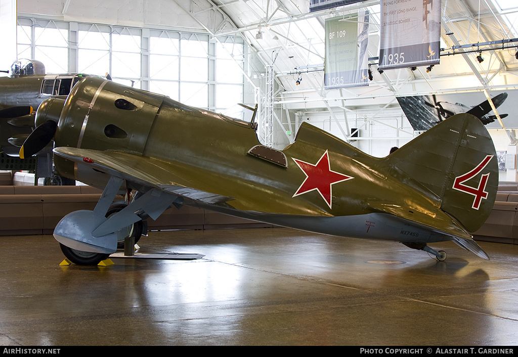 Aircraft Photo of N7459 / NX7459 | Polikarpov I-16 Type 24 | Soviet Union - Air Force | AirHistory.net #56849