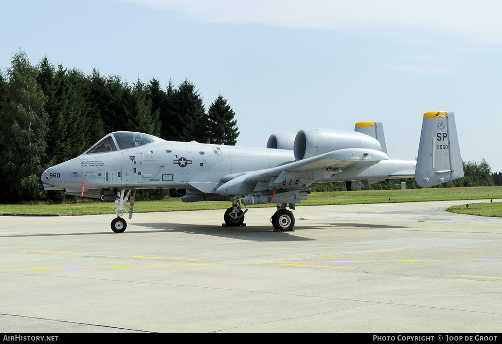 Aircraft Photo of 81-0960 / AF81-960 | Fairchild A-10A Thunderbolt II | USA - Air Force | AirHistory.net #56866