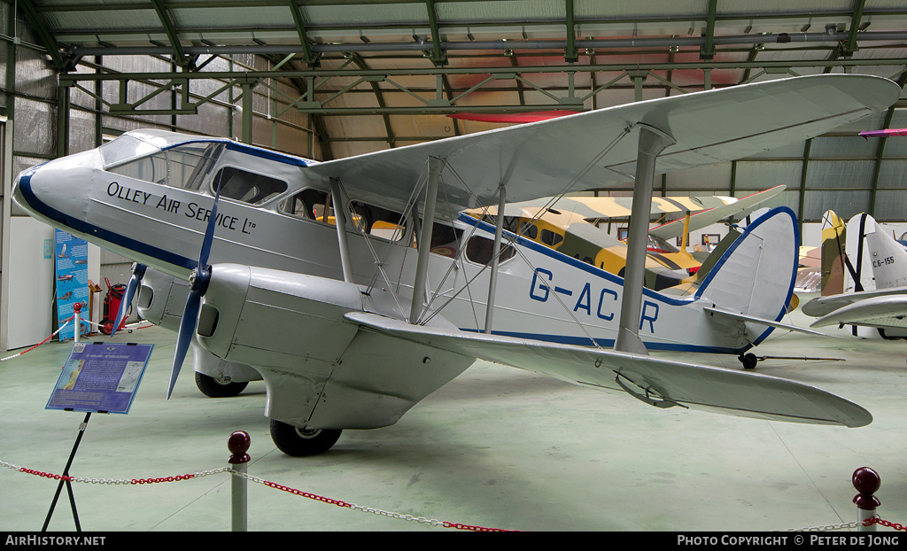 Aircraft Photo of G-ACYR | De Havilland D.H. 89 Dragon Rapide | Olley Air Service | AirHistory.net #56880