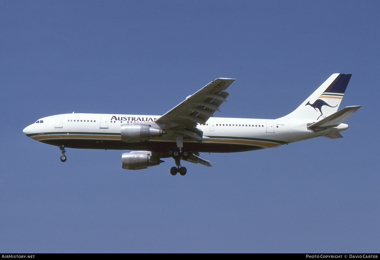 Aircraft Photo of VH-TAD | Airbus A300B4-203 | Australian Airlines | AirHistory.net #56900