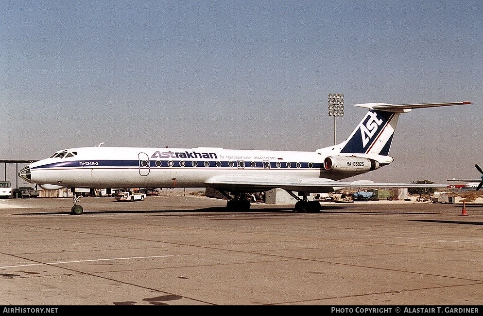 Aircraft Photo of RA-65825 | Tupolev Tu-134A-3 | Astrakhan Airlines | AirHistory.net #56935