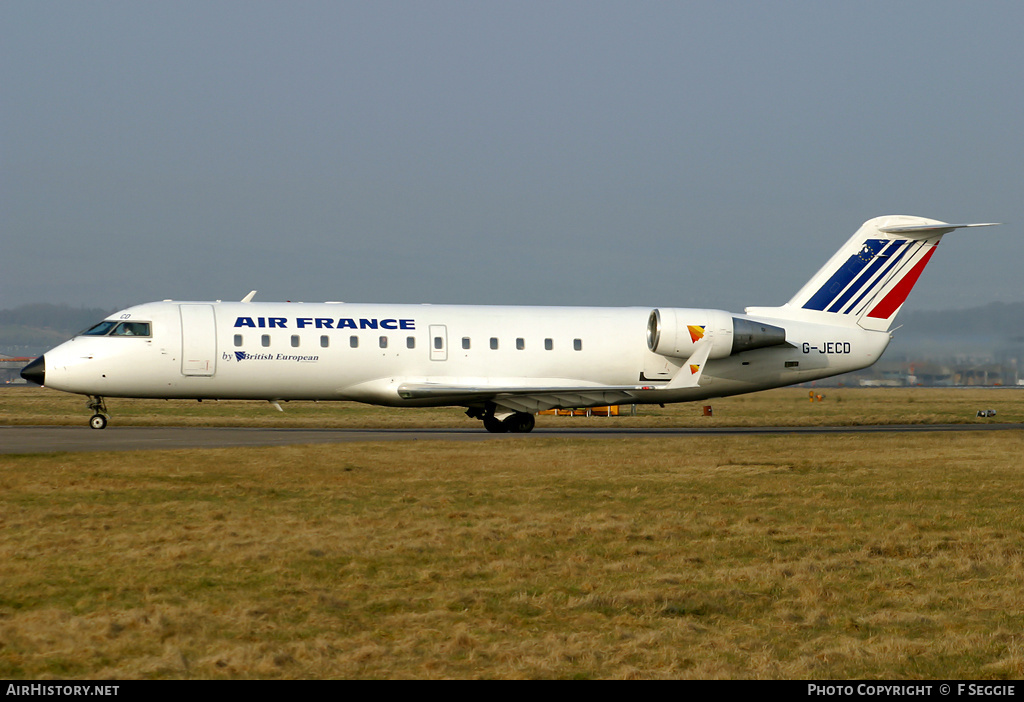 Aircraft Photo of G-JECD | Bombardier CRJ-200ER (CL-600-2B19) | Air France | AirHistory.net #56945