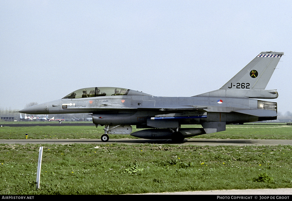 Aircraft Photo of J-262 | General Dynamics F-16B Fighting Falcon | Netherlands - Air Force | AirHistory.net #56947