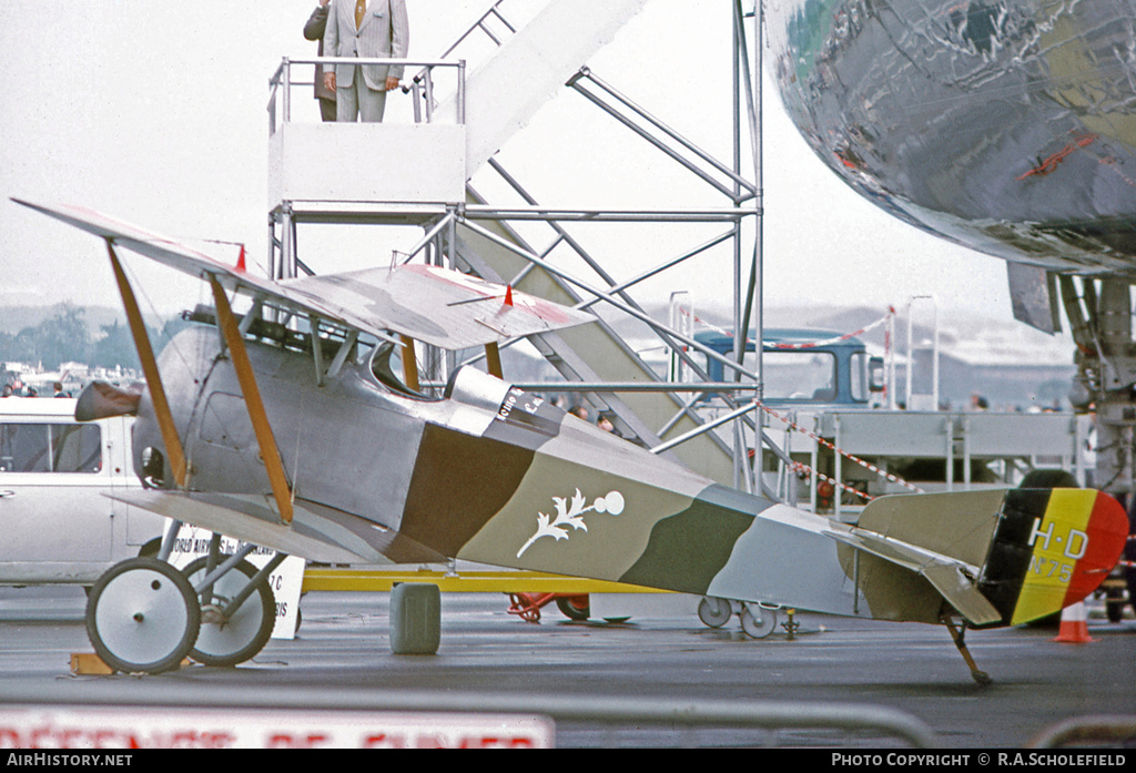 Aircraft Photo of HD-75 | Hanriot HD-1 | Belgium - Air Force | AirHistory.net #56949