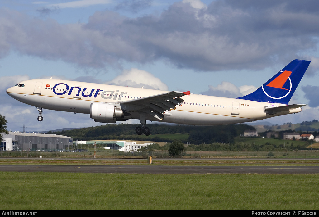 Aircraft Photo of TC-OAB | Airbus A300B4-605R | Onur Air | AirHistory.net #56975