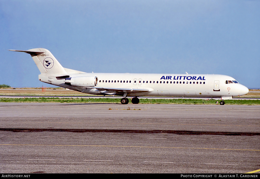 Aircraft Photo of F-GLIR | Fokker 100 (F28-0100) | Air Littoral | AirHistory.net #56985