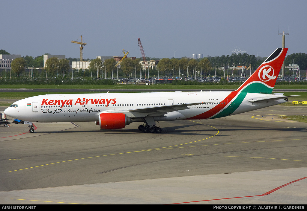 Aircraft Photo of 5Y-KQU | Boeing 777-2U8/ER | Kenya Airways | AirHistory.net #57013