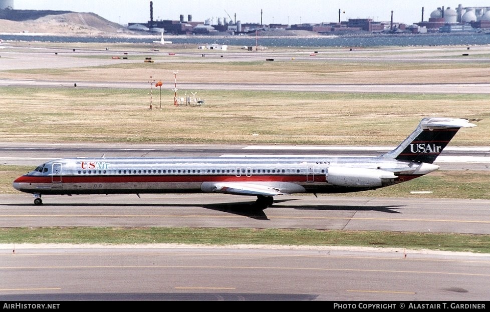 Aircraft Photo of N813US | McDonnell Douglas MD-81 (DC-9-81) | USAir | AirHistory.net #57016