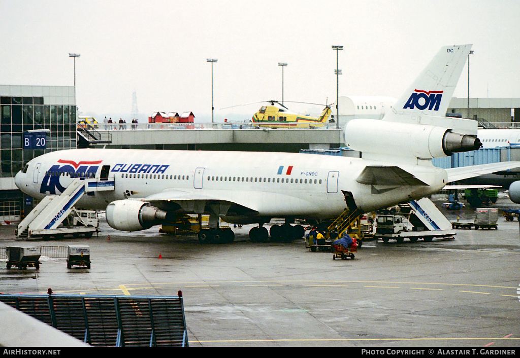 Aircraft Photo of F-GNDC | McDonnell Douglas DC-10-30 | AOM French Airlines | AirHistory.net #57023