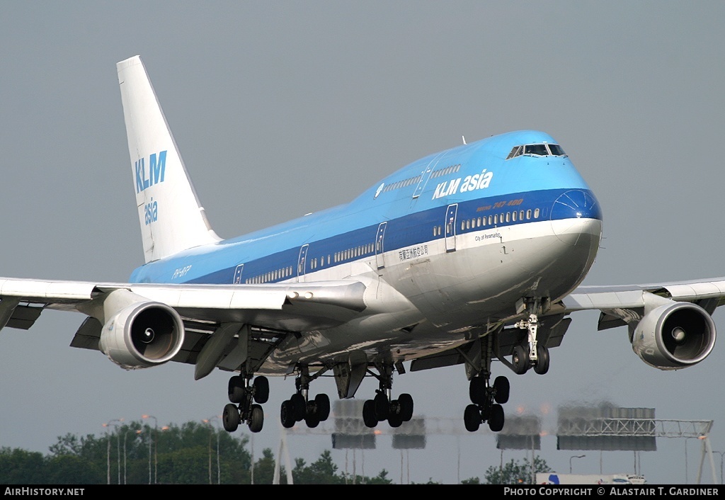 Aircraft Photo of PH-BFP | Boeing 747-406M | KLM Asia | AirHistory.net #57026