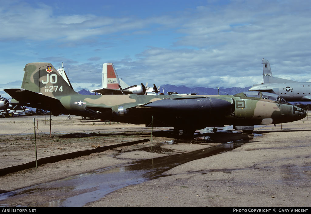 Aircraft Photo of 55-4274 / AF55-274 | Martin B-57E Canberra | USA - Air Force | AirHistory.net #57036