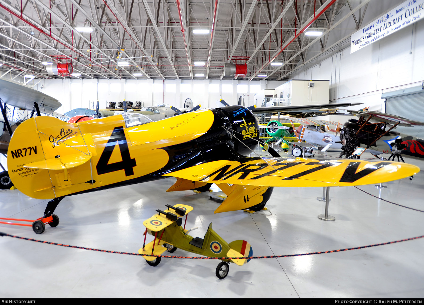 Aircraft Photo of N77V / NR77V | Granville Gee Bee Z-1 Super Sportster (replica) | Springfield Air Racing Association | AirHistory.net #57042