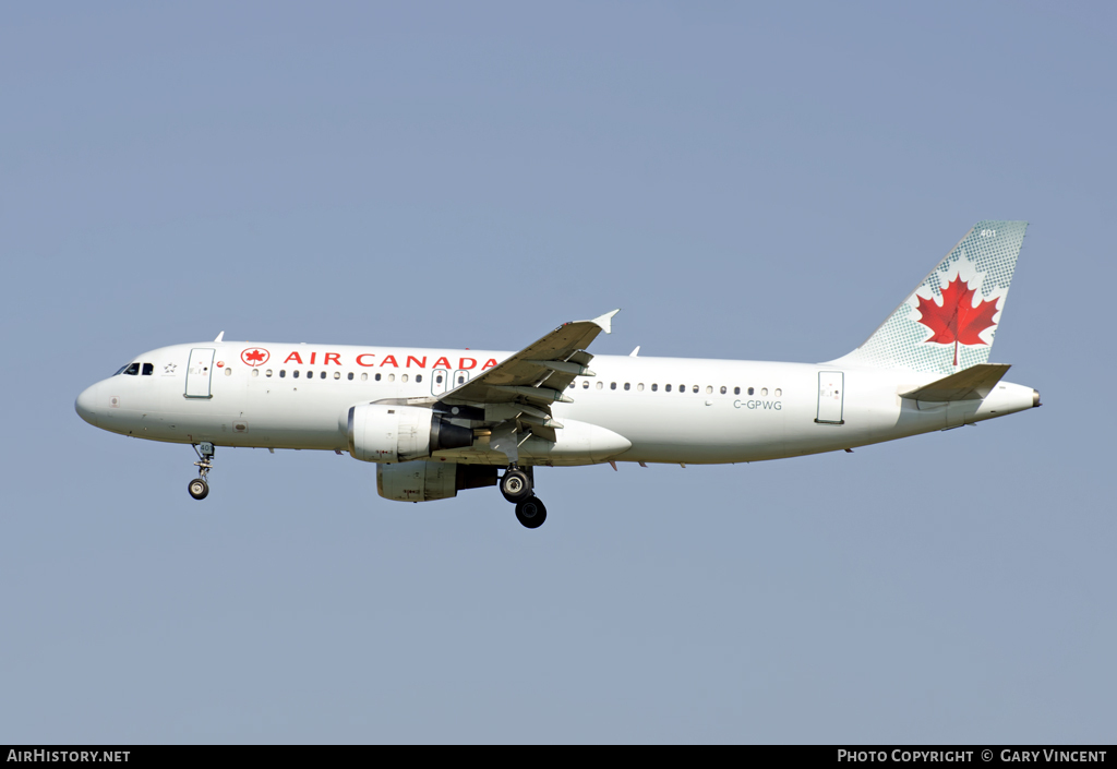 Aircraft Photo of C-GPWG | Airbus A320-211 | Air Canada | AirHistory.net #57048