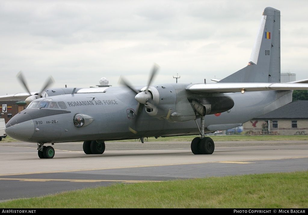 Aircraft Photo of 810 | Antonov An-26 | Romania - Air Force | AirHistory.net #57065
