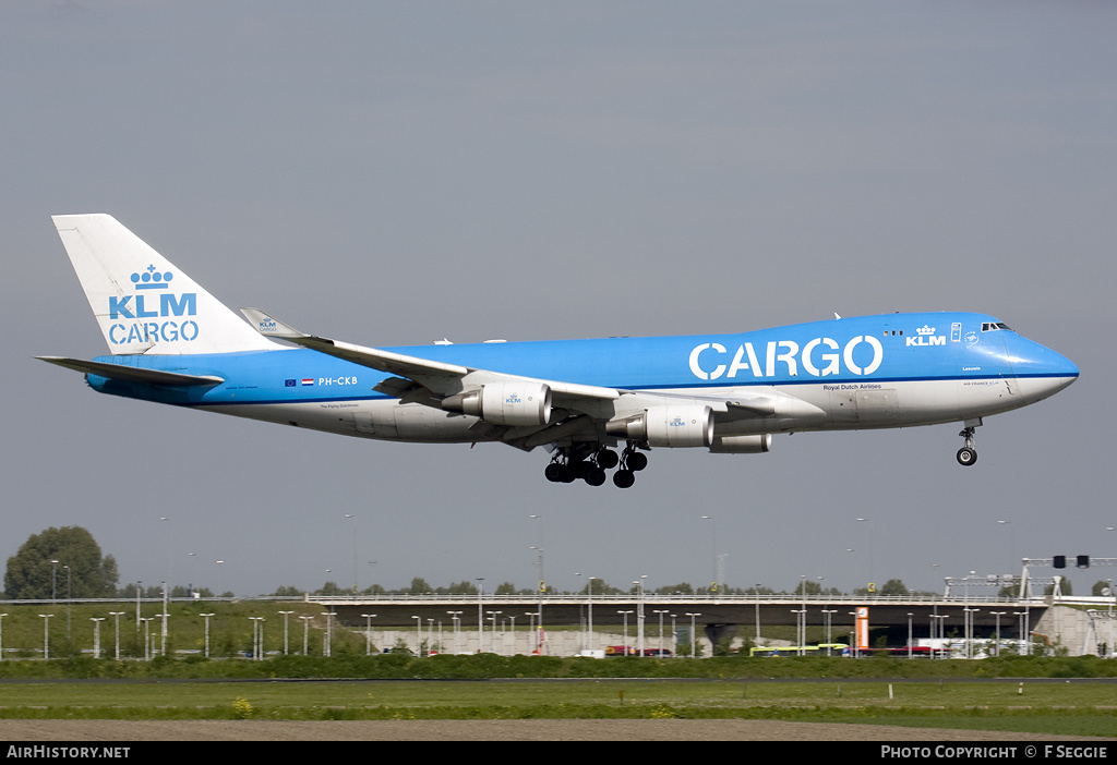 Aircraft Photo of PH-CKB | Boeing 747-406F/ER/SCD | KLM - Royal Dutch Airlines Cargo | AirHistory.net #57080