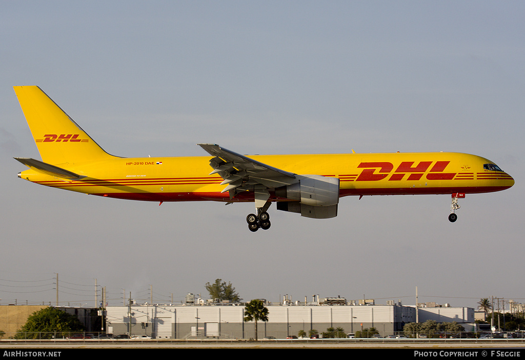 Aircraft Photo of HP-2010DAE | Boeing 757-27A(PCF) | DHL International | AirHistory.net #57083