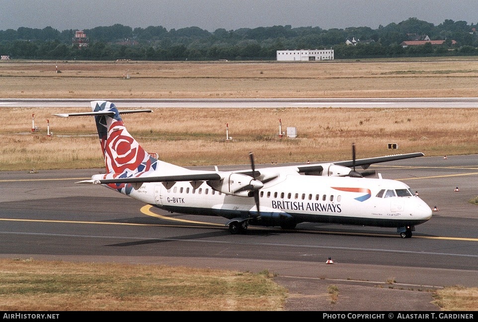 Aircraft Photo of G-BVTK | ATR ATR-72-202 | British Airways | AirHistory.net #57084