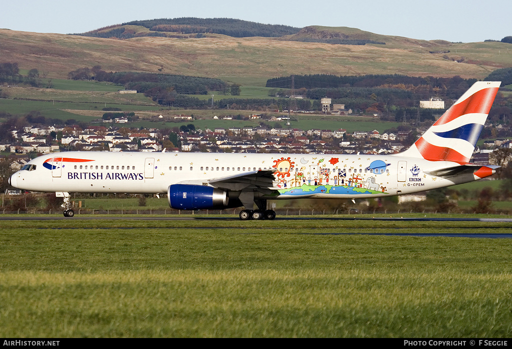 Aircraft Photo of G-CPEM | Boeing 757-236 | British Airways | AirHistory.net #57093