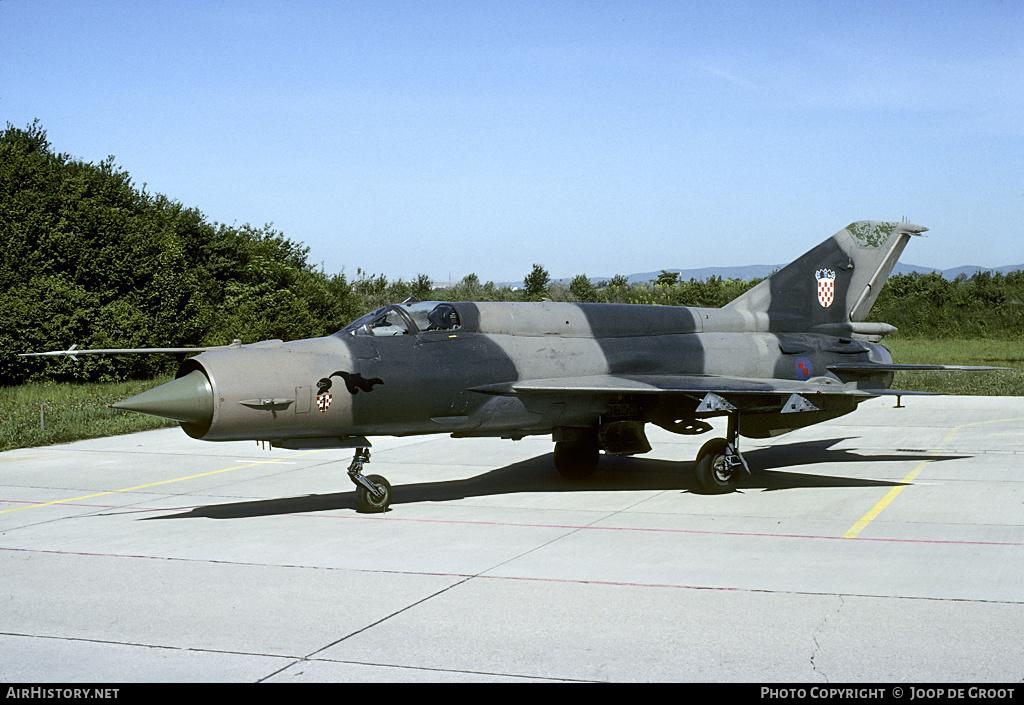 Aircraft Photo of 105 | Mikoyan-Gurevich MiG-21bis | Croatia - Air Force | AirHistory.net #57094