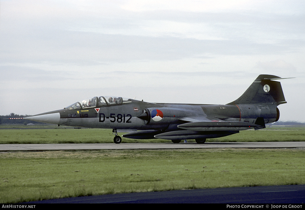 Aircraft Photo of D-5812 | Lockheed TF-104G Starfighter | Netherlands - Air Force | AirHistory.net #57095