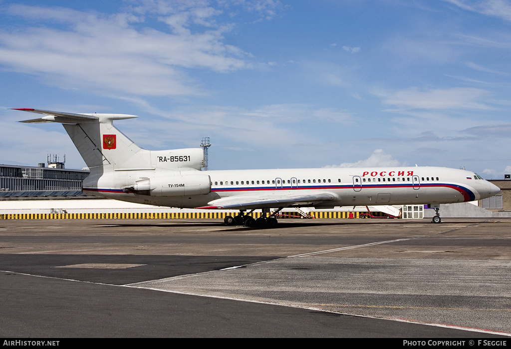 Aircraft Photo of RA-85631 | Tupolev Tu-154M | Rossiya - Special Flight Detachment | AirHistory.net #57110