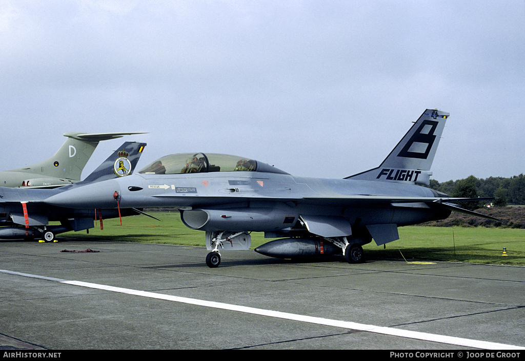 Aircraft Photo of FB-19 | General Dynamics F-16B Fighting Falcon | Belgium - Air Force | AirHistory.net #57112