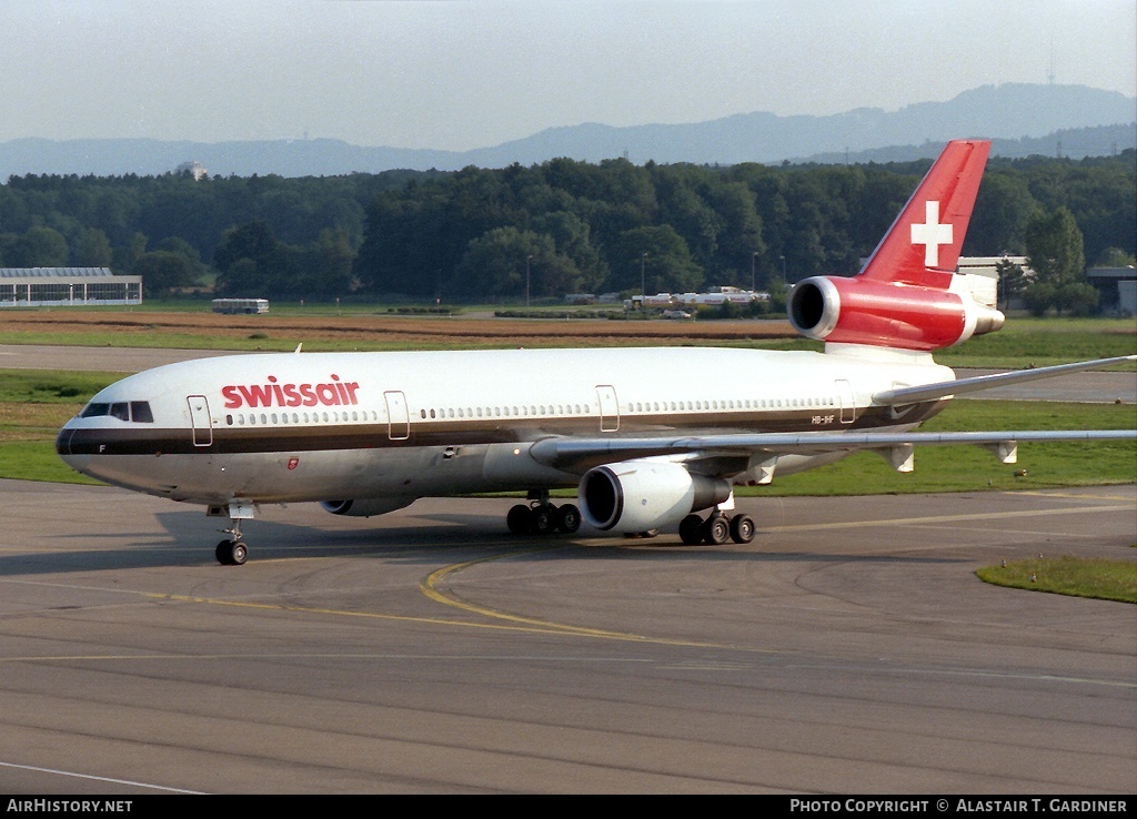 Aircraft Photo of HB-IHF | McDonnell Douglas DC-10-30 | Swissair | AirHistory.net #57114
