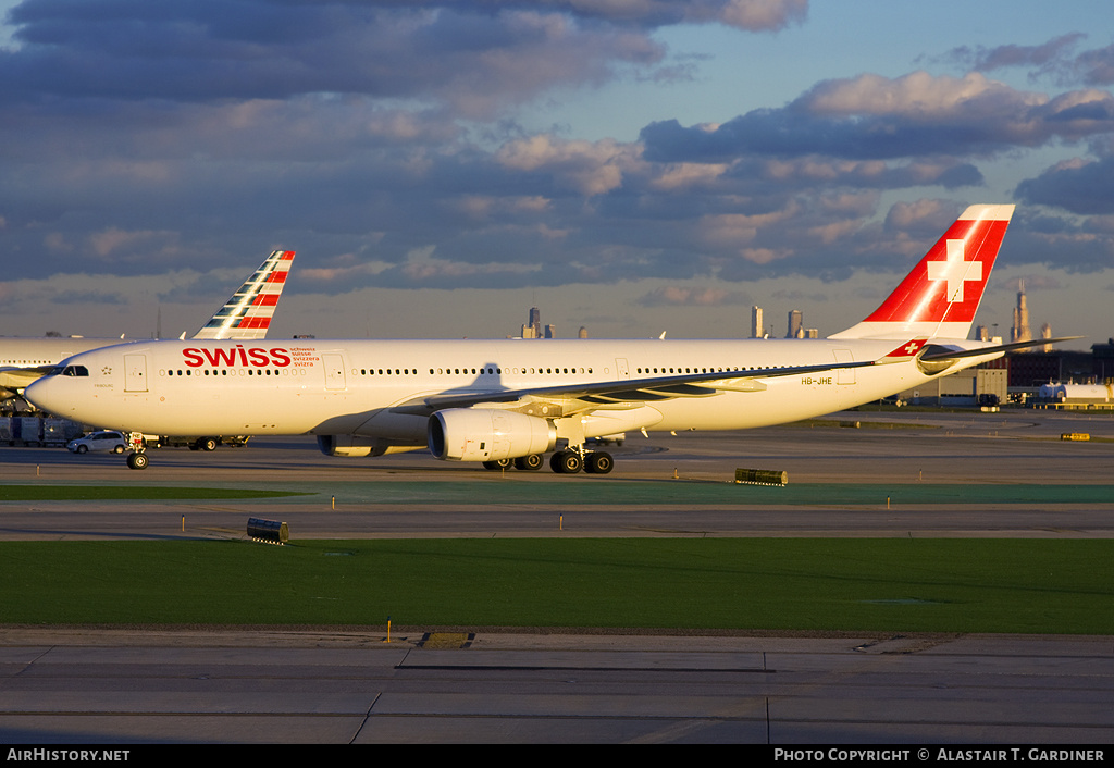 Aircraft Photo of HB-JHE | Airbus A330-343 | Swiss International Air Lines | AirHistory.net #57115