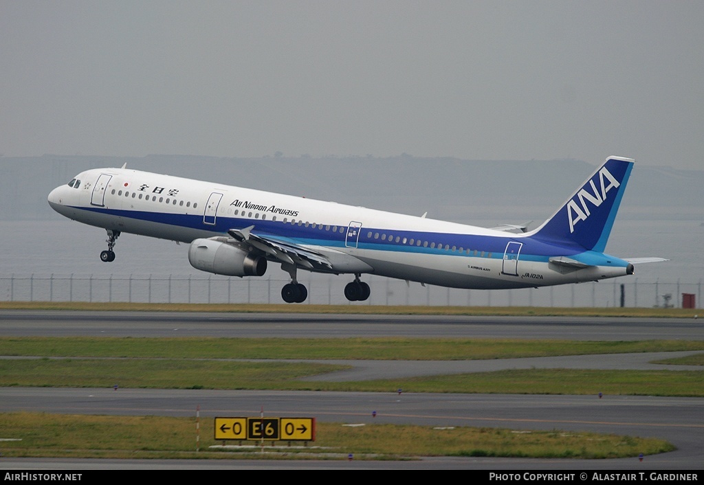 Aircraft Photo of JA102A | Airbus A321-131 | All Nippon Airways - ANA | AirHistory.net #57118