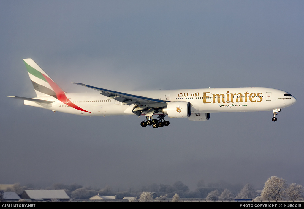 Aircraft Photo of A6-ECZ | Boeing 777-31H/ER | Emirates | AirHistory.net #57123