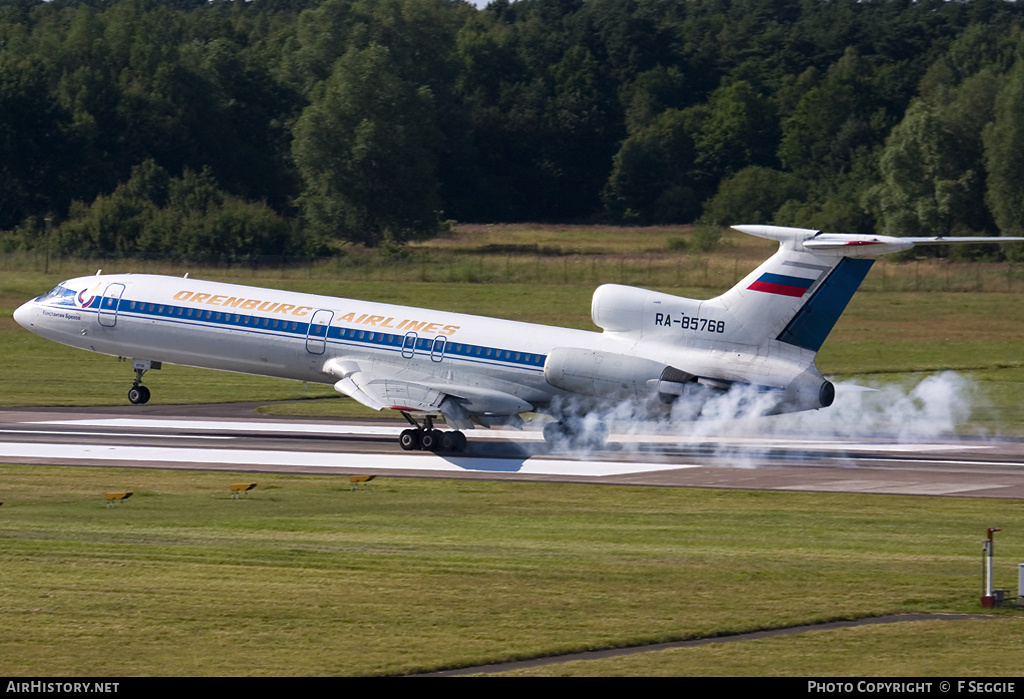 Aircraft Photo of RA-85768 | Tupolev Tu-154M | Orenburg Airlines | AirHistory.net #57138