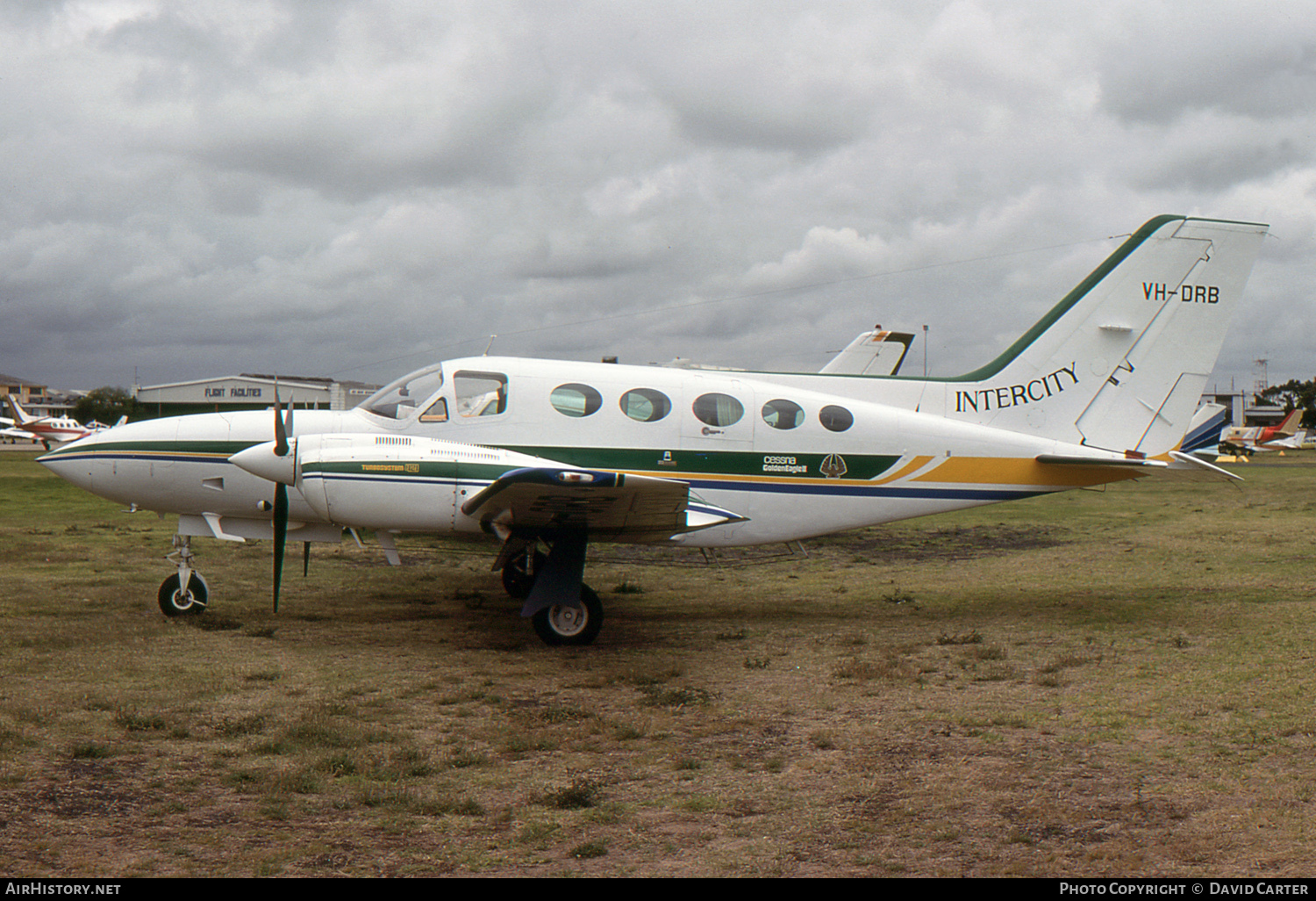 Aircraft Photo of VH-DRB | Cessna 421C Golden Eagle II | Intercity Airlines | AirHistory.net #57139