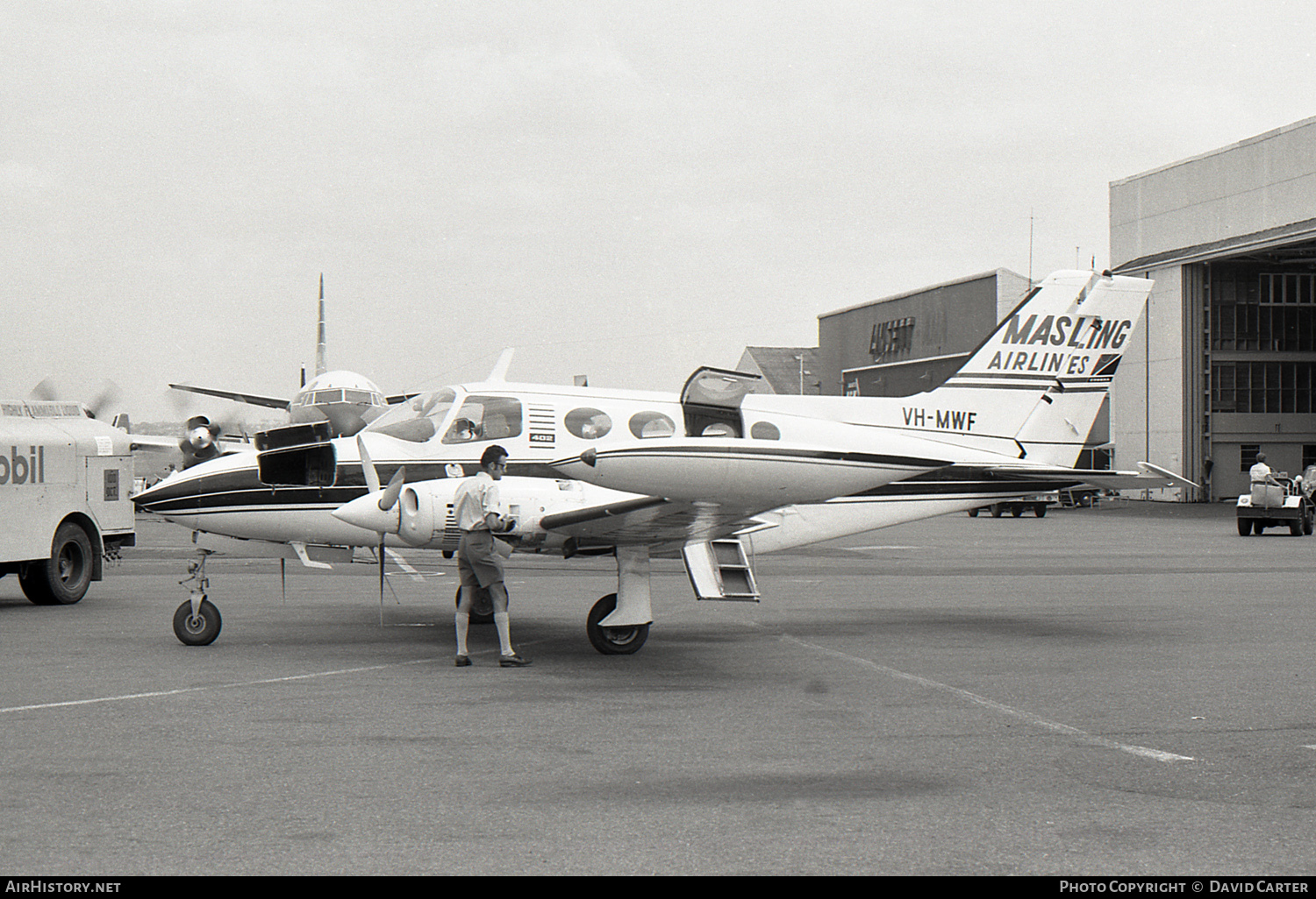 Aircraft Photo of VH-MWF | Cessna 402 | Masling Airlines | AirHistory.net #57141