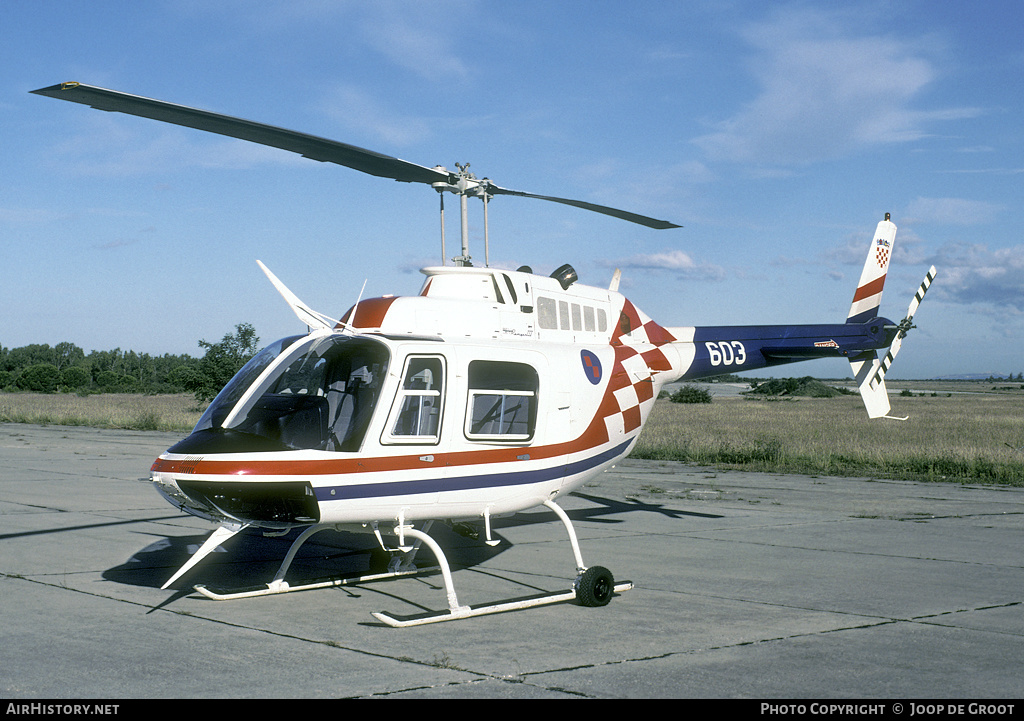Aircraft Photo of 603 | Bell 206B JetRanger II | Croatia - Air Force | AirHistory.net #57144