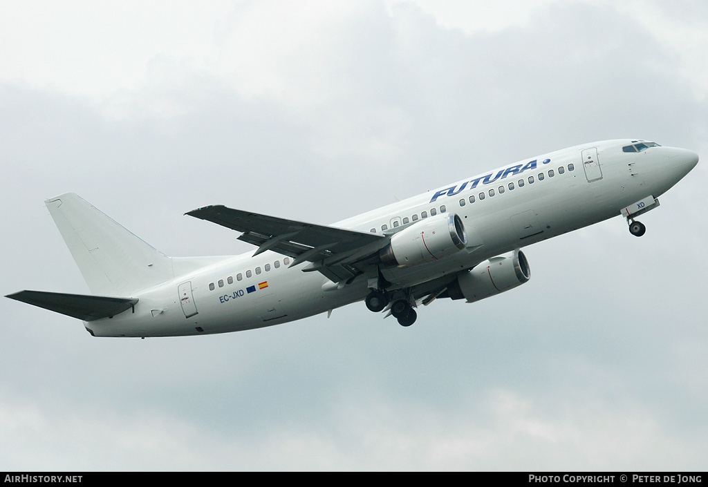 Aircraft Photo of EC-JXD | Boeing 737-33A | Futura International Airways | AirHistory.net #57154