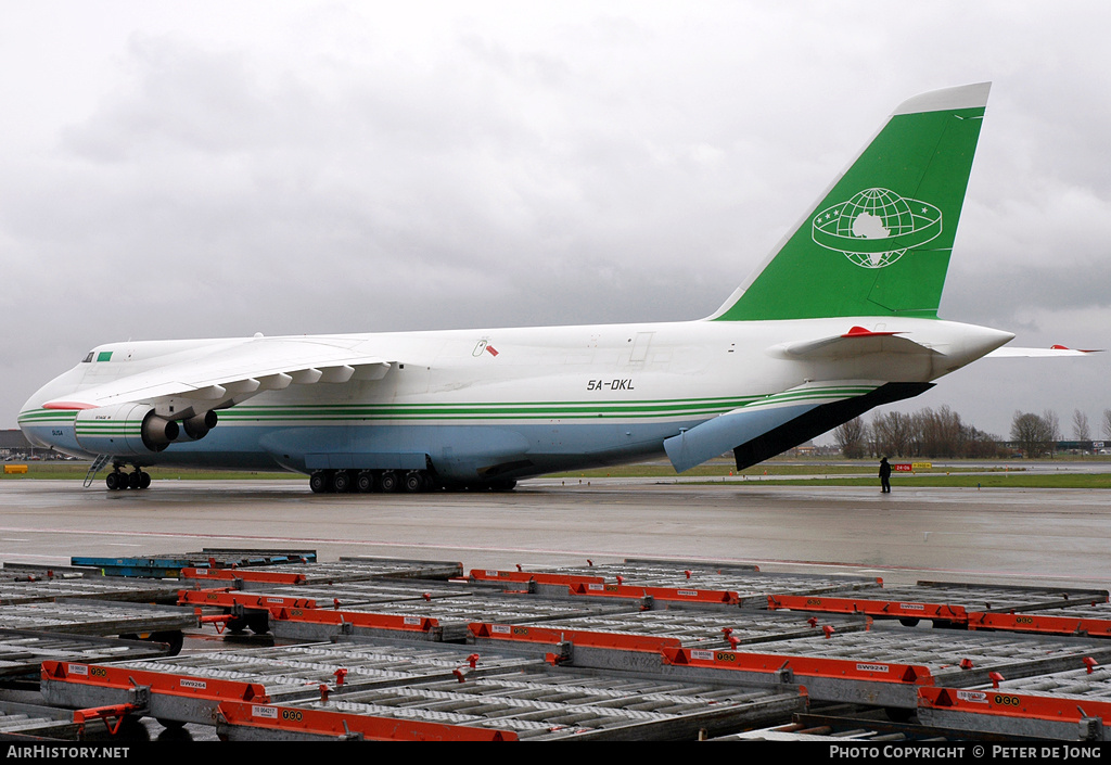 Aircraft Photo of 5A-DKL | Antonov An-124-100 Ruslan | Libyan Air Cargo | AirHistory.net #57155